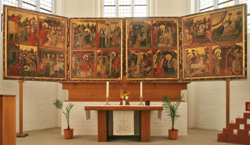 Der Marienaltar aus dem 15. Jahrhundert