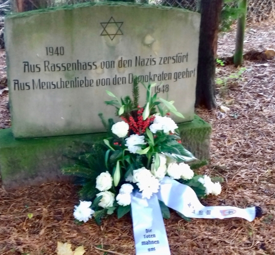 Gedenkstein jüdischer Friedhof Grevesmühlen