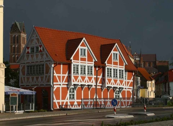 Ansicht von der Hafenseite