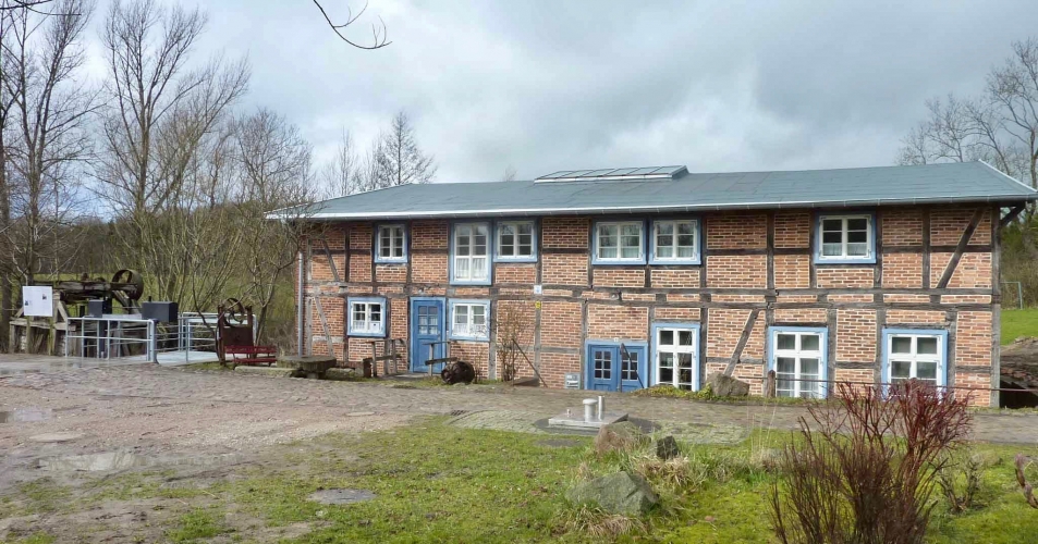 Das einstige Mühlengebäude in Rüting.