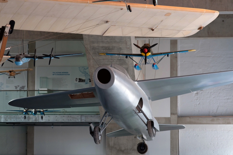 Eine Heinkel He178 im phanTECHNIKUM.