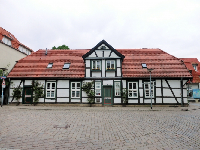 Das Küsterhaus von Warnemünde.