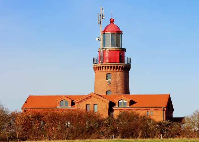 Der Bastorfer Leuchtturm.