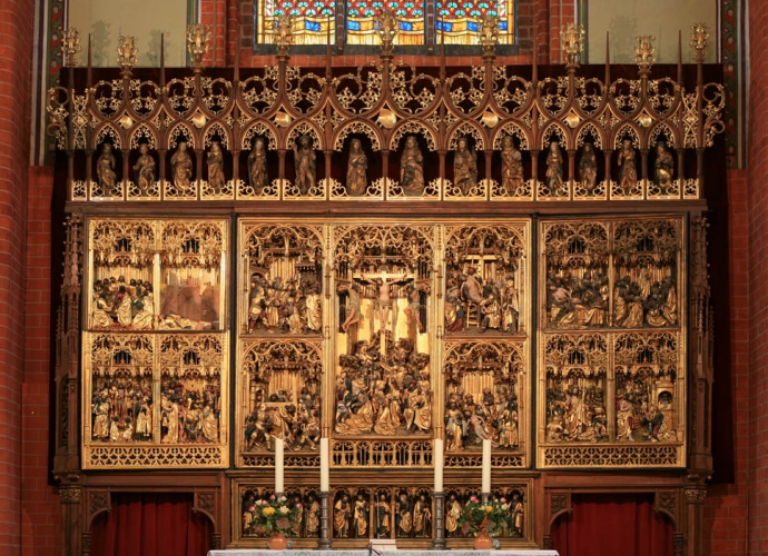 Der berühmte Bormann-Altar in Güstrow