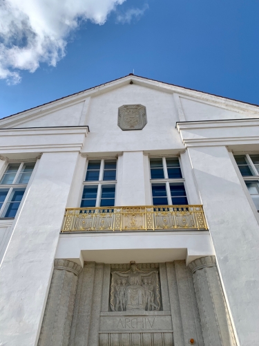 Detailansicht der Jugendstilelemente 