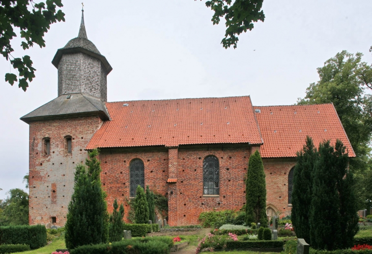 Die Kirche von Kirch Grambow.