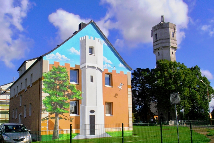 Graffiti vom Wasserturm