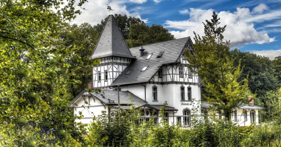 Der historische Bahnhof von Gadebusch.