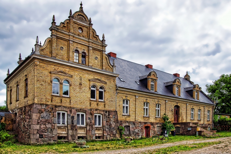 Früher Wirtschaftsgebäude, später Wohnhaus: Herrenhaus Bristow