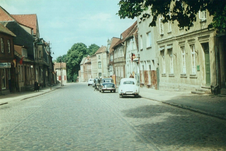 Historisches Bild der großen Seestraße