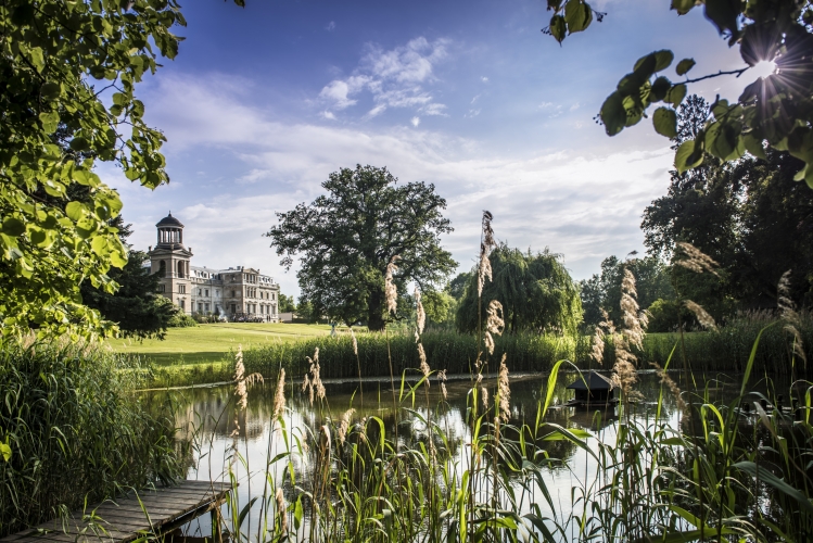 Ausblick vom Schlossteich