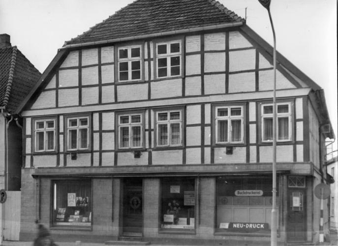 Historisches Bild der Buchdruckerei