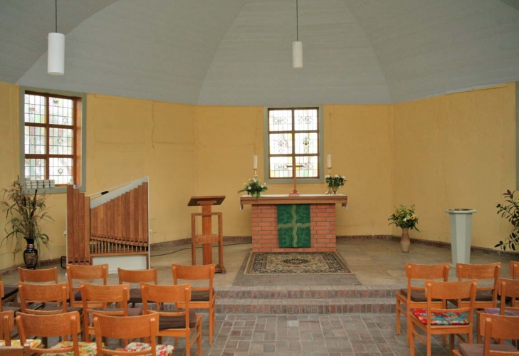 Das Innere der kleinen Kapelle