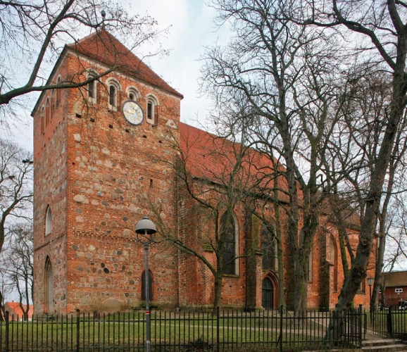 Die Stadtkirche Laage.