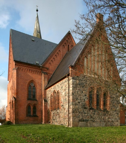 Der Chor der Kirche Carlow.