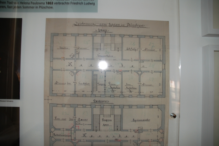 Ein alter Plan des Hauses.