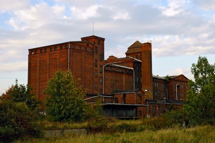 Die einstige Industriemühle Bad Kleinen.