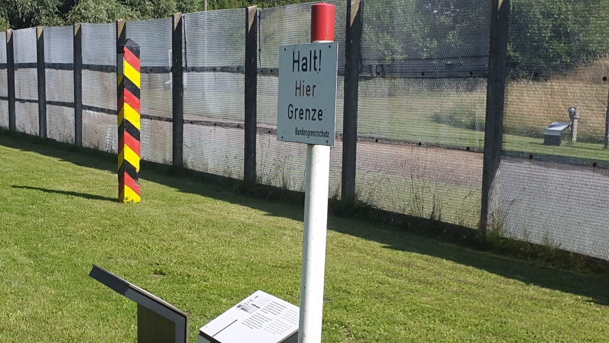 Das Außengelände am Grenzhus Schlagsdorf.
