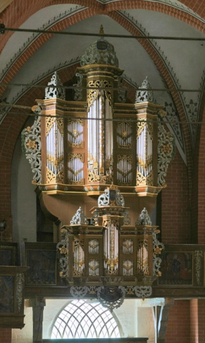 Die Orgel der Groß EIchsener Kirche.