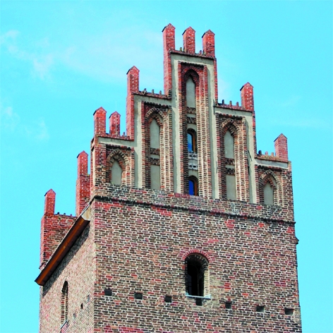 Das Steintor ist das höchste Stadttor Vorpommerns