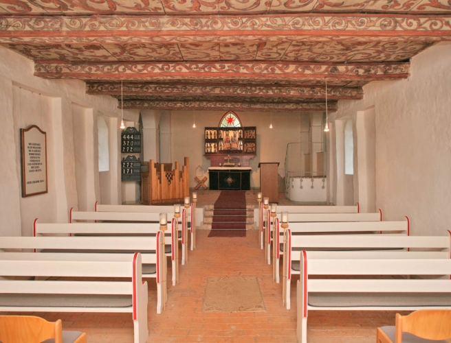 Der Vorbecker Kirchensaal.