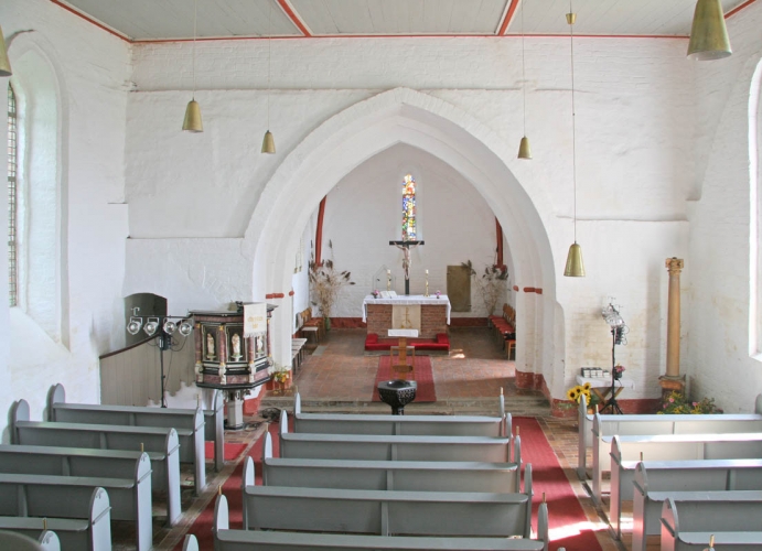 Das Kirchenschiff von Kirch Mummendorf